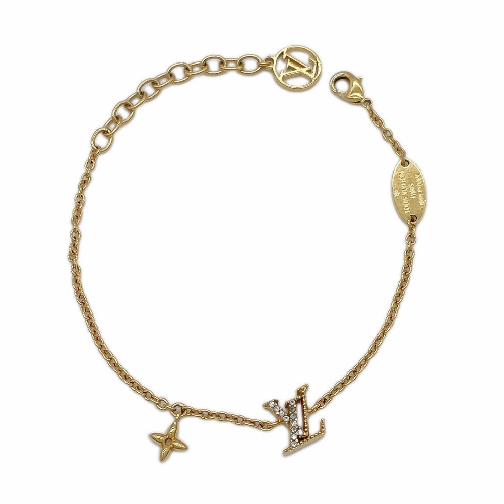 LOUIS VUITTON Gold Charm Bracelet - Picture 1 of 8